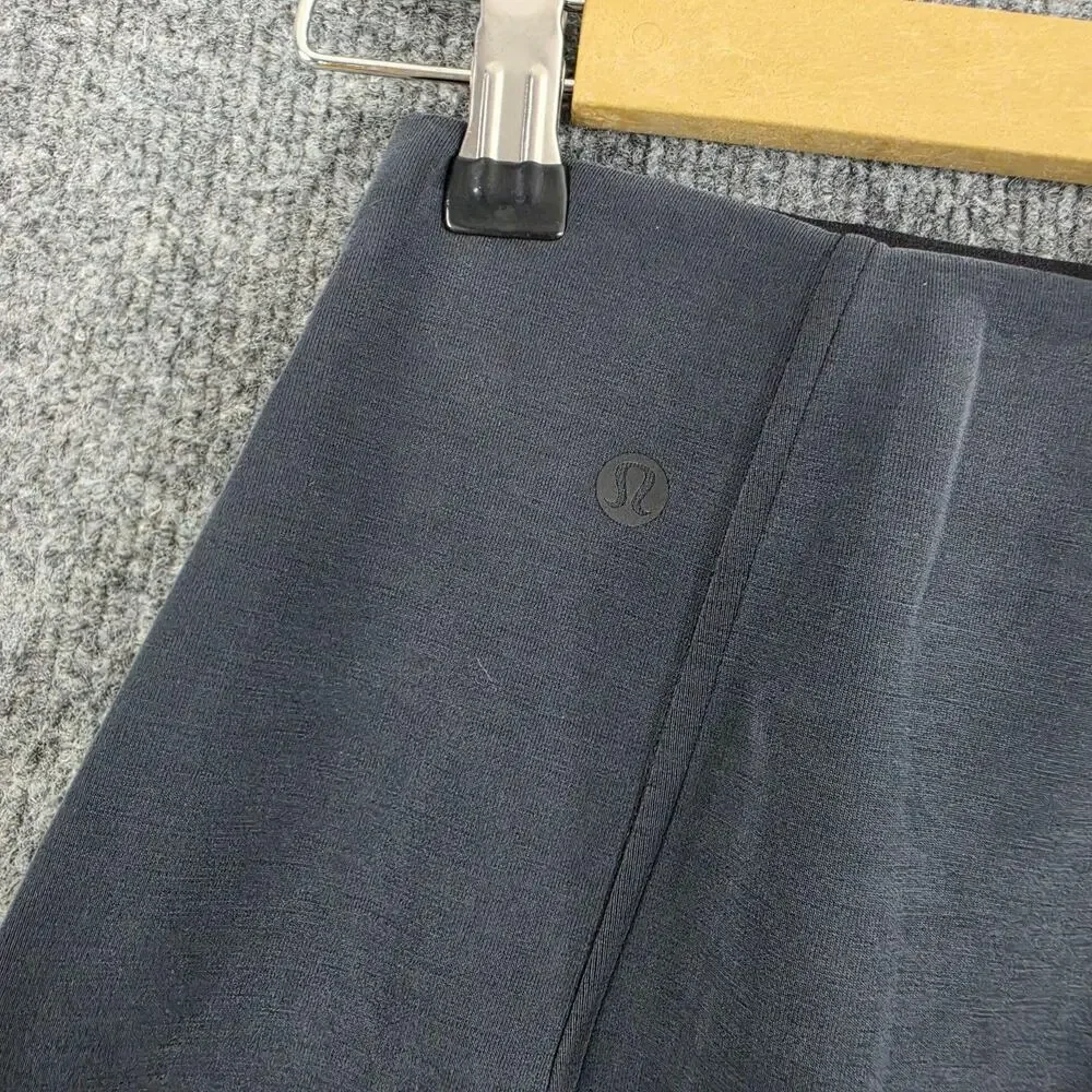 Lululemon Skirt Womens 4 Softstreme High Rise Midi Gray Sporty Chic Minimalist